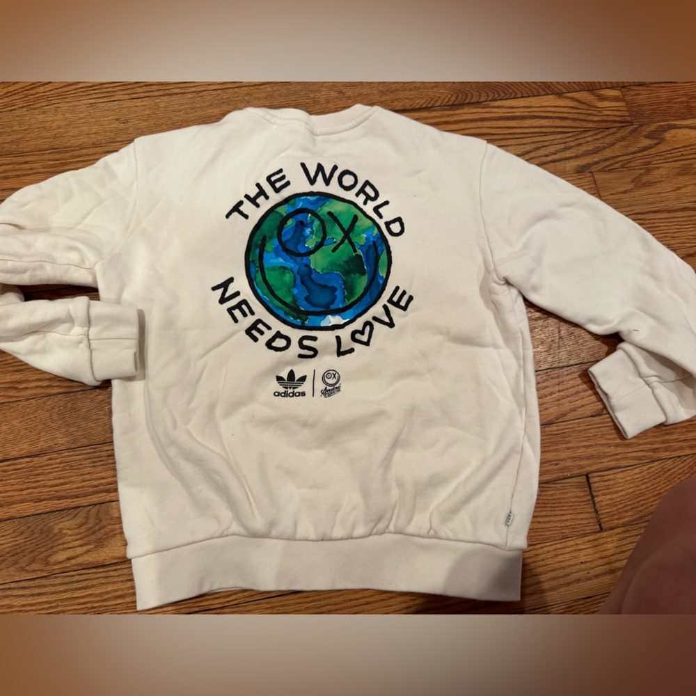 Adidas Kids White Sweatshirt Andre Saraiva 11/12